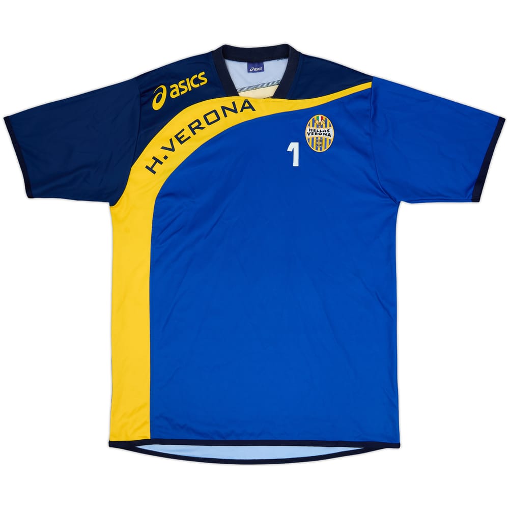 2009-10 Hellas Verona Asics Player Issue Training Shirt #1 - 9/10 - (XL)