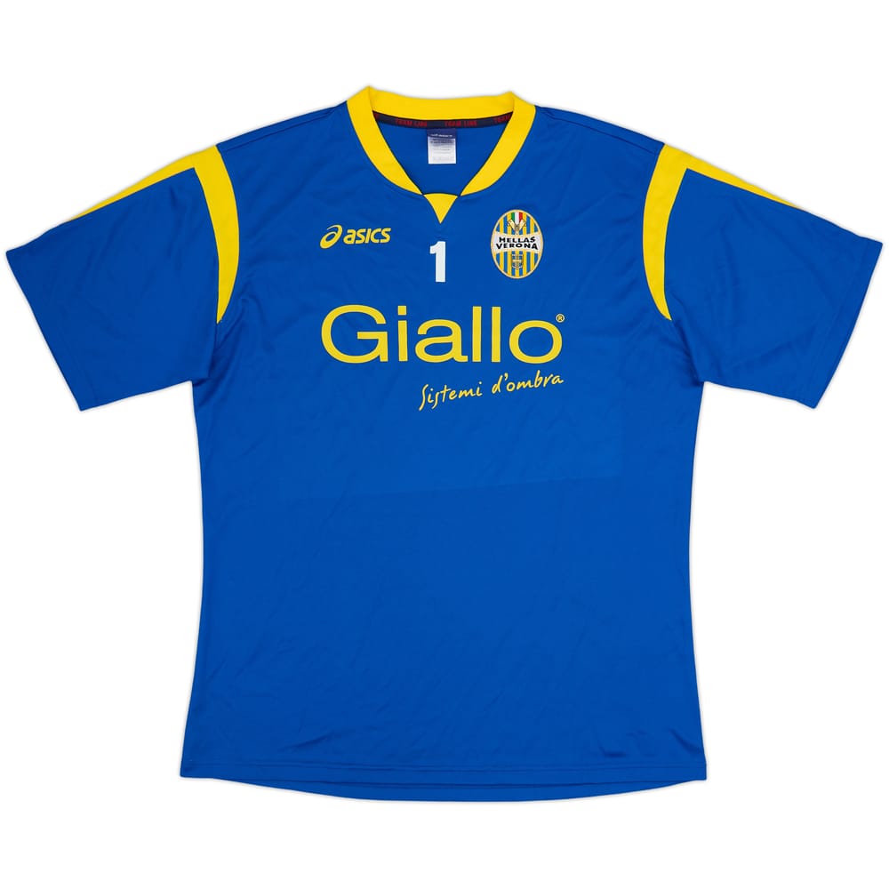 2009-10 Hellas Verona Asics Player Issue Training Shirt #1 - 9/10 - (XL)