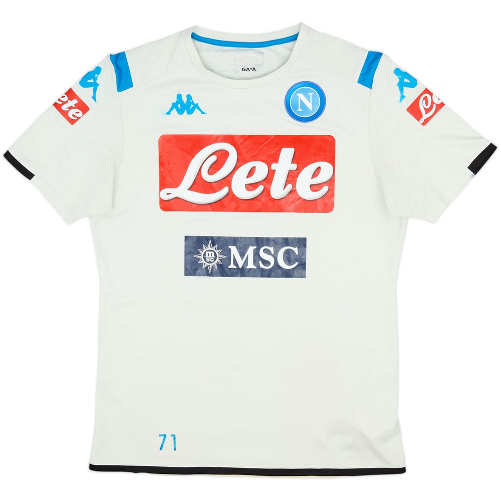 2019-20 Napoli Kappa Player Issue Training Shirt #71 - 4/10 - (XXL)