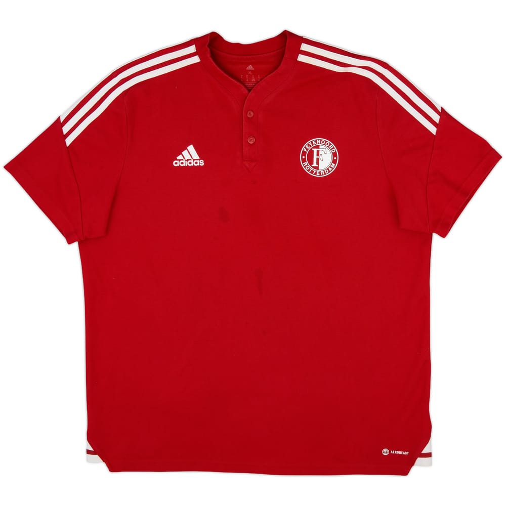 2022-23 Feyenoord adidas Polo Shirt - 6/10 - (XL)