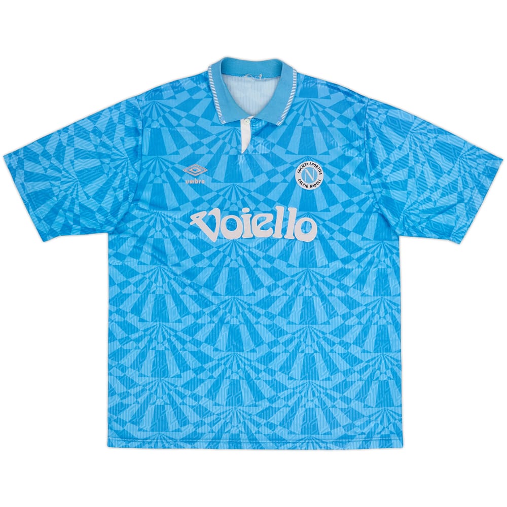 1991-93 Napoli Home Shirt - 6/10 - (XL)