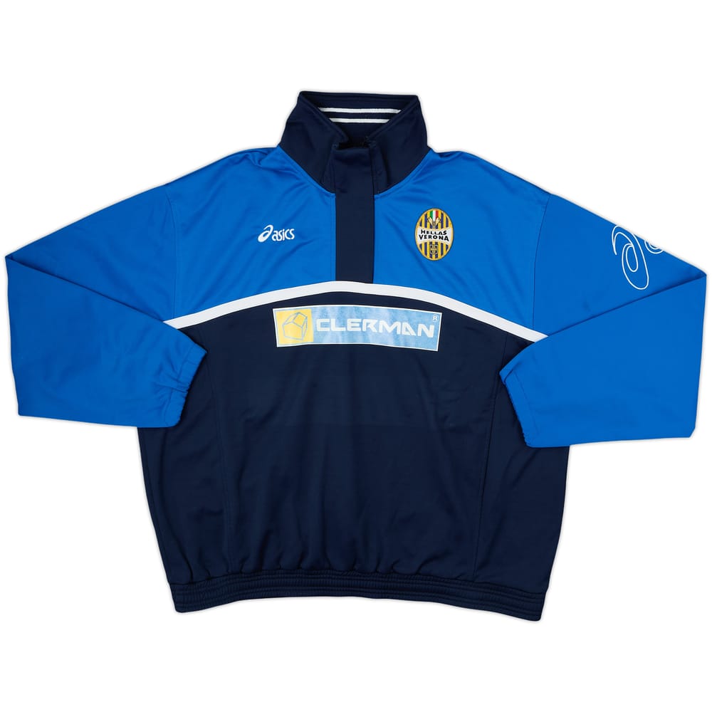 2006-07 Hellas Verona Asics 1/4 Zip Drill Top - 6/10 - (XL)