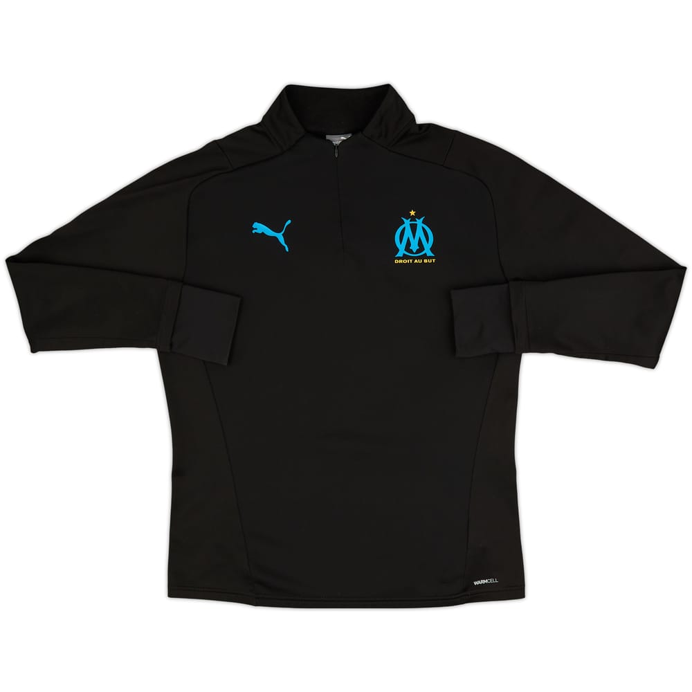 2020-21 Olympique Marseille Puma 1/4 Zip Drill Top - 10/10 - (M)