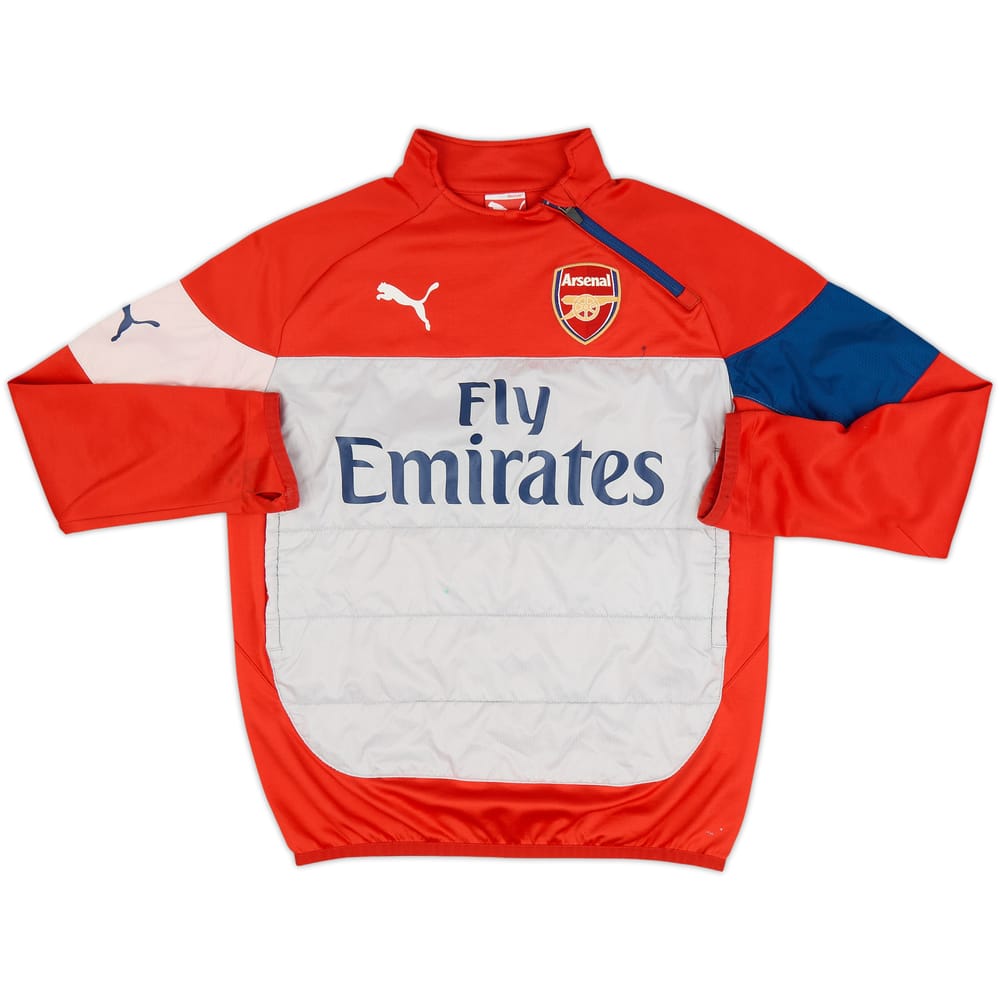 2014-15 Arsenal Puma 1/4 Zip Drill Top - 5/10 - (XL.Boys)