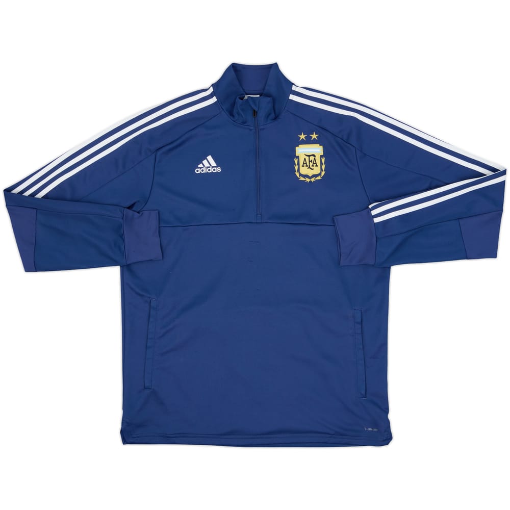 2017-18 Argentina adidas 1/4 Zip Drill Top - 8/10 - (L)