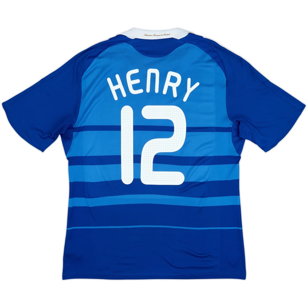 2008-09 France Home Shirt Henry #12 - 5/10 - (L)