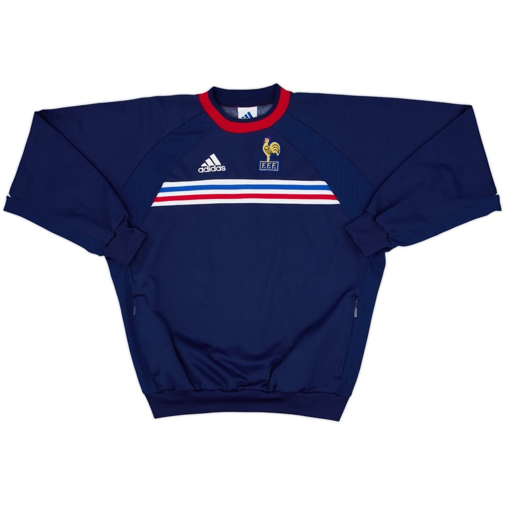 2000-02 France adidas Sweat Top - 9/10 - (S)