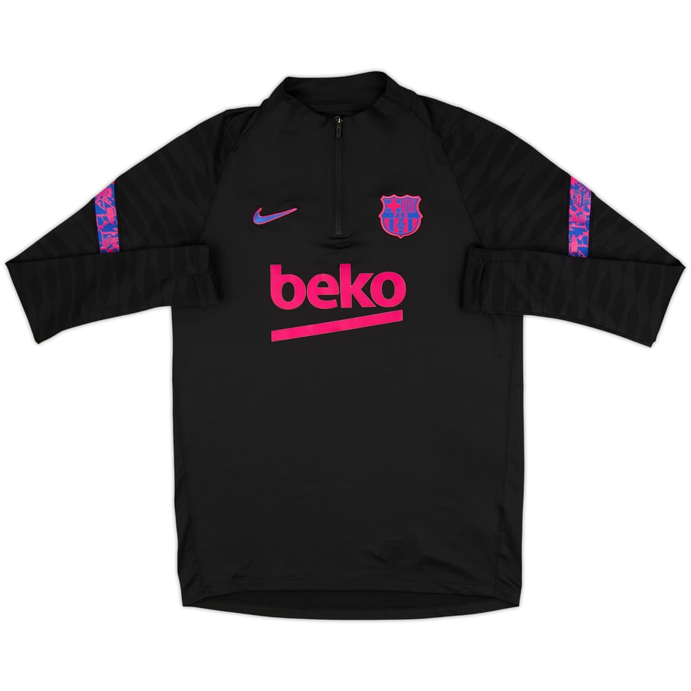 2021-22 Barcelona Nike 1/4 Zip Drill Top - 9/10 - (M)