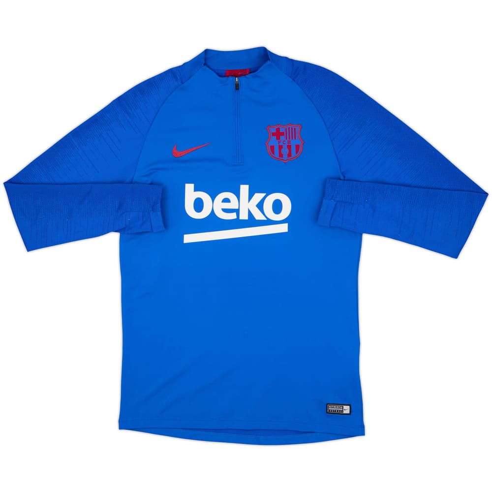 2019-20 Barcelona Nike 1/4 Zip Drill Top - 8/10 - (S)