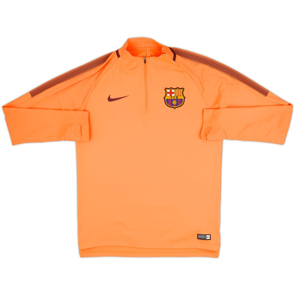 2017-18 Barcelona Nike 1/4 Zip Drill Top - 6/10 - (M)