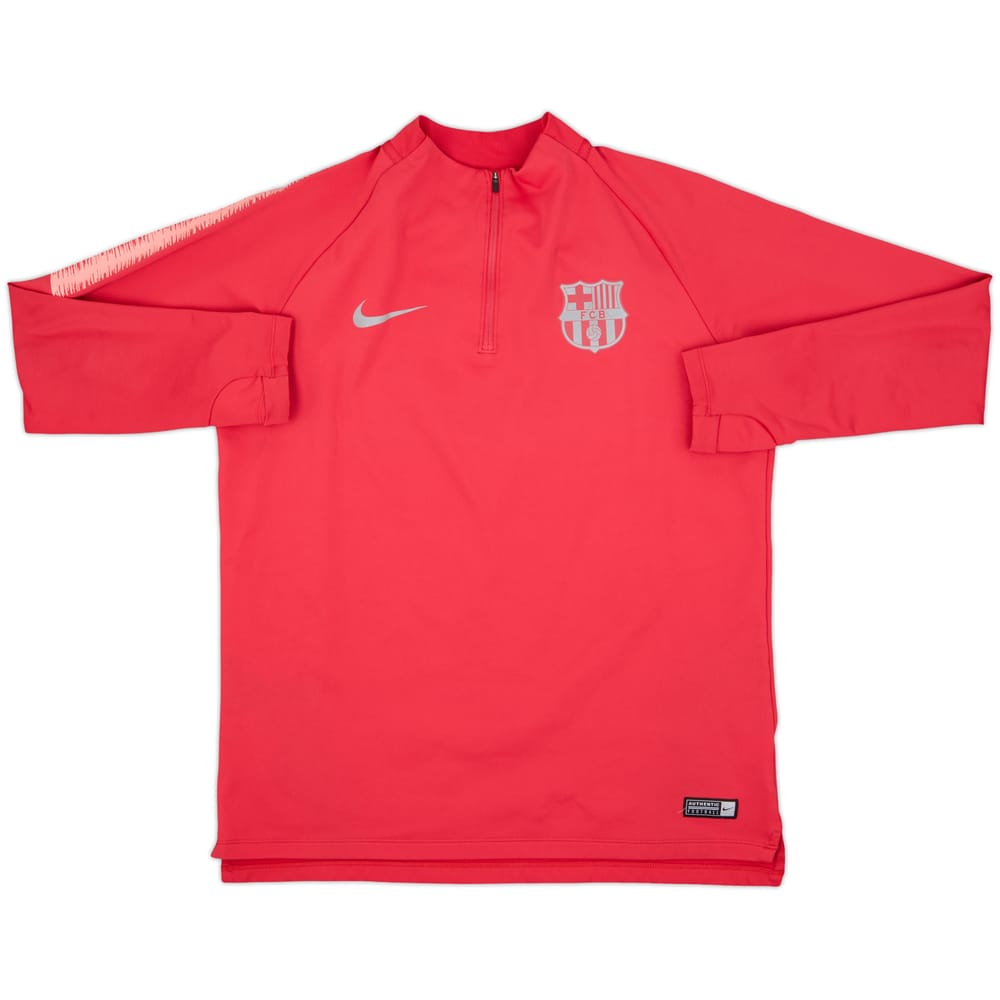 2018-19 Barcelona Nike 1/4 Zip Drill Top - 6/10 - (L)