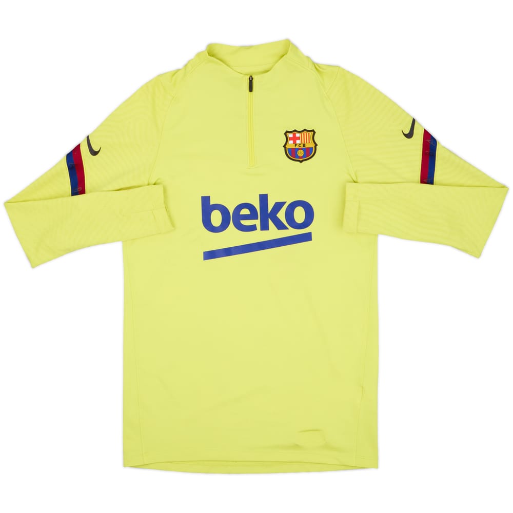2020-21 Barcelona Nike Vaporknit 1/4 Zip Drill Top - 6/10 - (S)