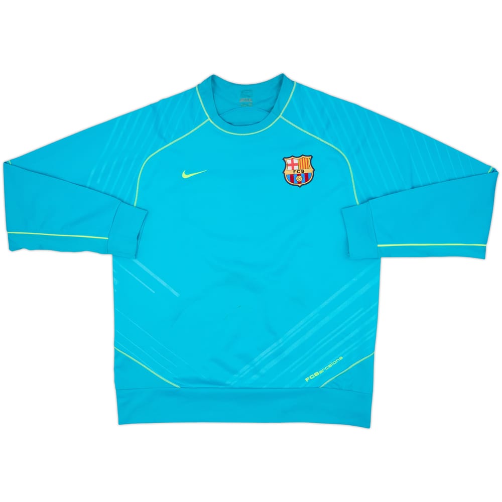 2007-08 Barcelona Nike Sweat Top - 6/10 - (L)