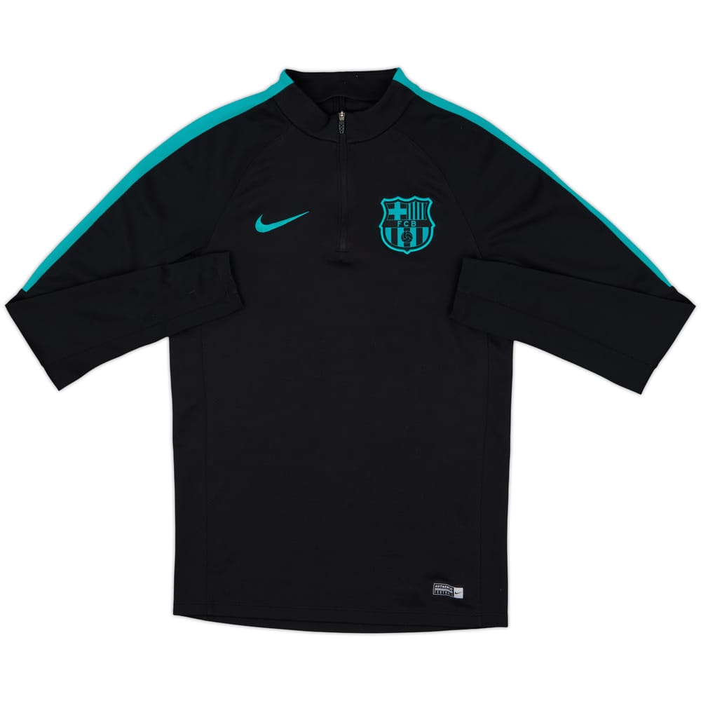 2015-16 Barcelona Nike 1/4 Zip Drill Top - 8/10 - (S)