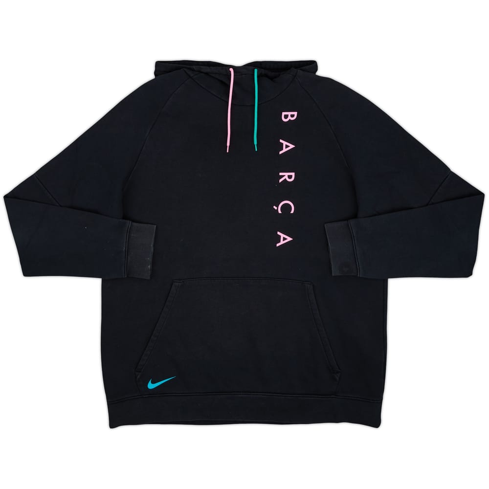2020-21 Barcelona Nike Hooded Sweat Top - 7/10 - (L)