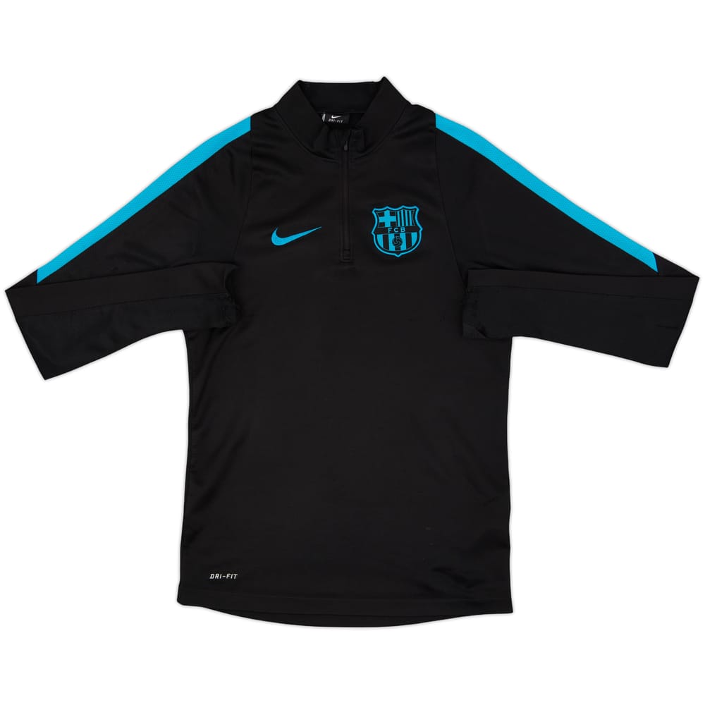 2015-16 Barcelona Nike 1/4 Zip Drill Top - 6/10 - (S)