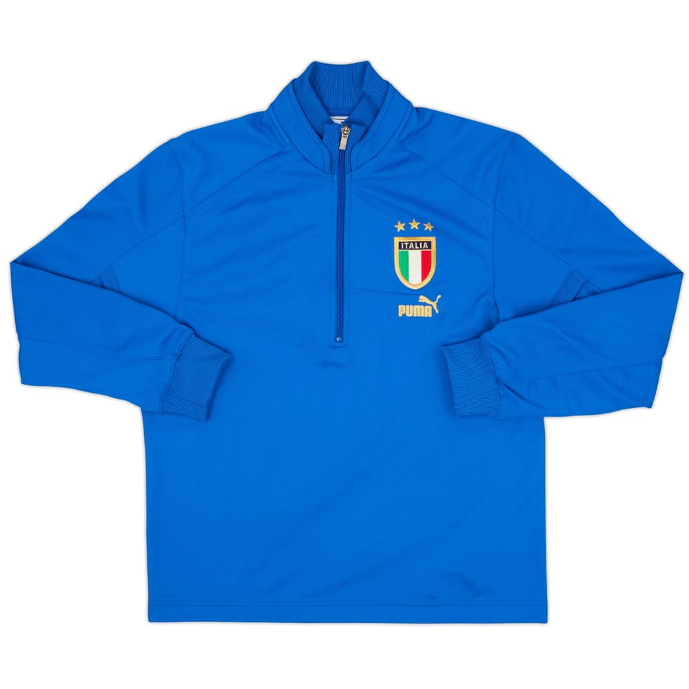 2004-06 Italy Puma 1/2 Zip Drill Top - 8/10 - (S)