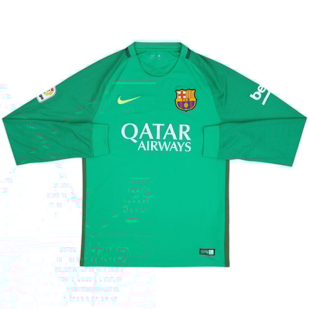 2016-17 Barcelona GK Shirt - 10/10 - (S)