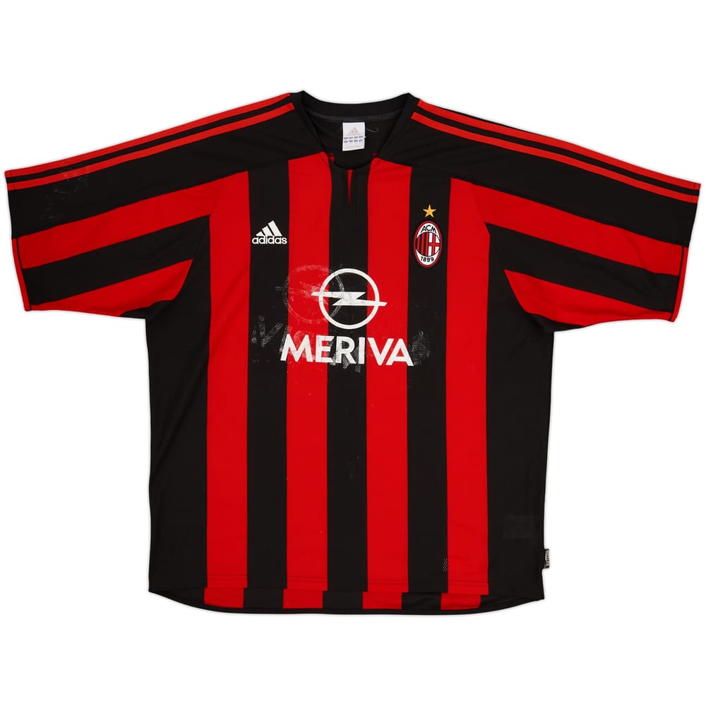2003-04 AC Milan Home Shirt - 4/10 - (XL)
