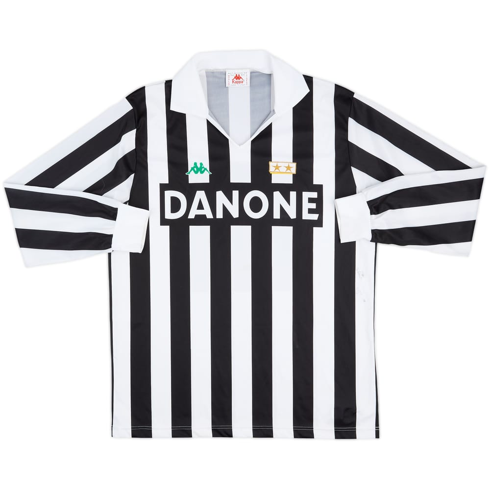 1992-94 Juventus Basic Home L/S Shirt - 6/10 - (XL)