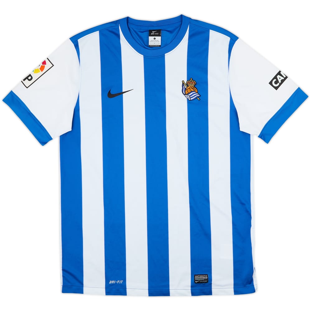 2013-14 Real Sociedad Home Shirt - 10/10 - (L)