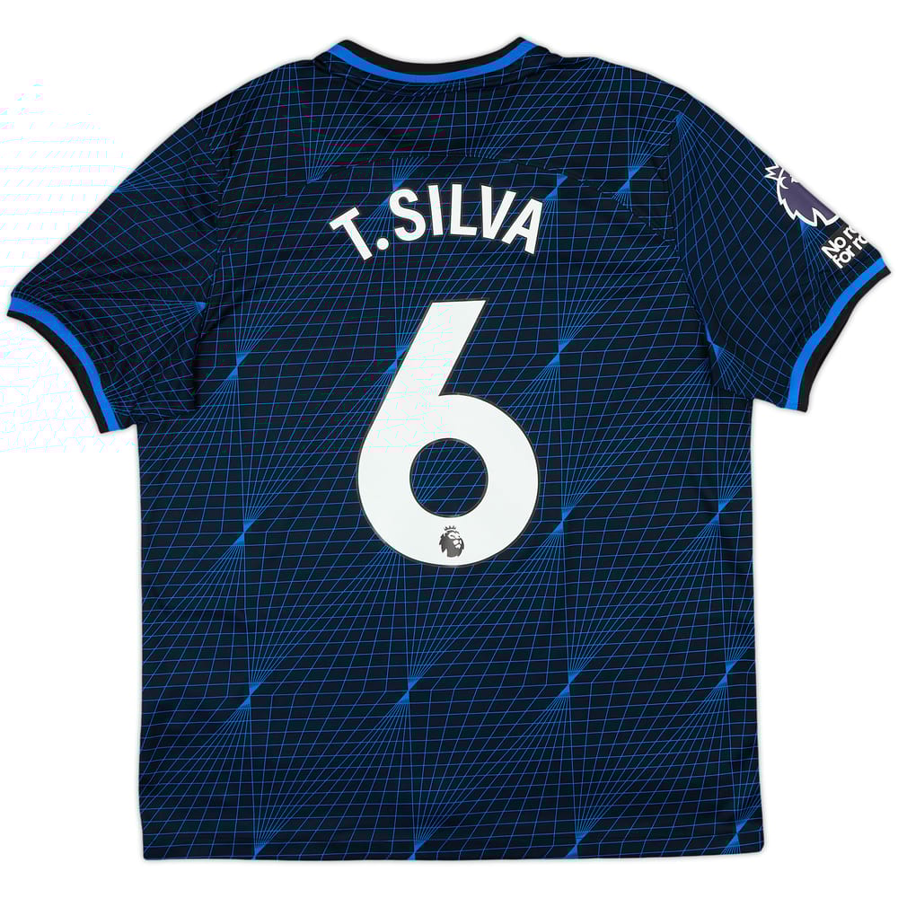 2023-24 Chelsea Away Shirt T.Silva #6 - 9/10 - (XL)