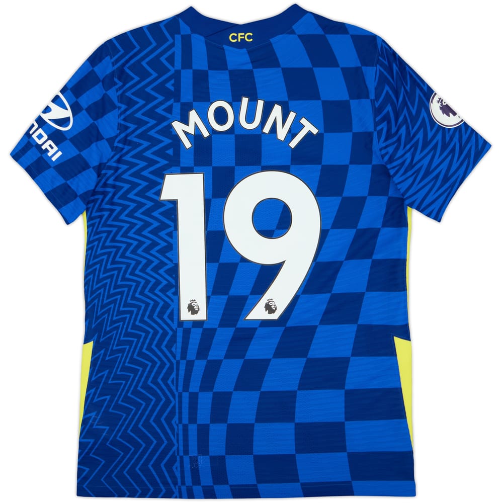 2021-22 Chelsea Authentic Home Shirt Mount #19 - 10/10 - (L)