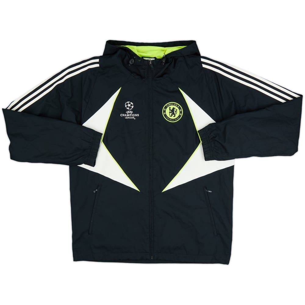 2007-08 Chelsea adidas CL Hooded Track Jacket - 8/10 - (L)
