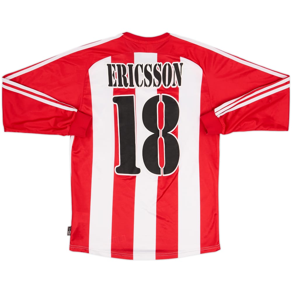 2003-04 Aalborg Home L/S Shirt Ericsson #18 - 3/10 - (S)