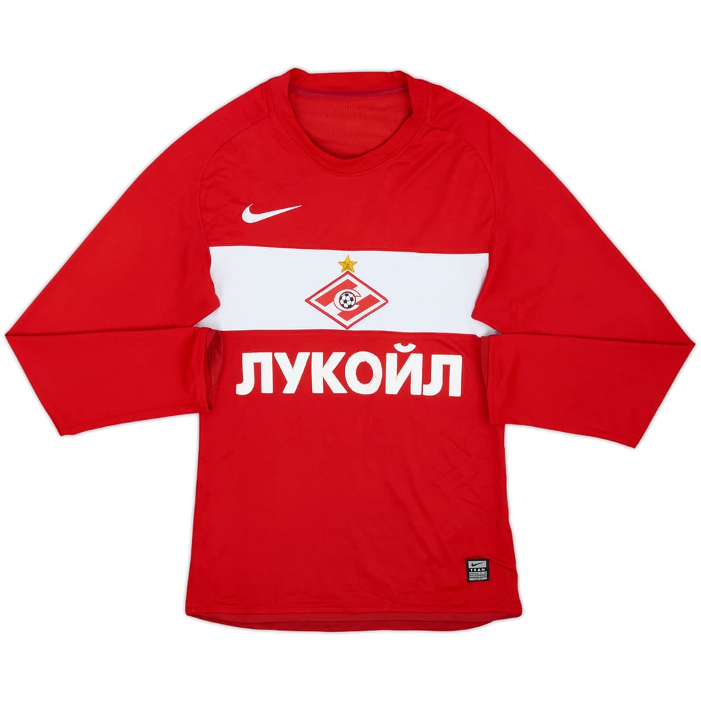 2009 Spartak Moscow Player Issue Home L/S Shirt - 7/10 - (S)