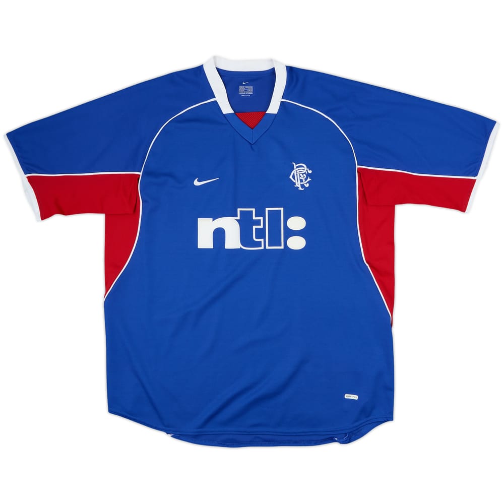 2001-02 Rangers Home Shirt - 10/10 - (XL)