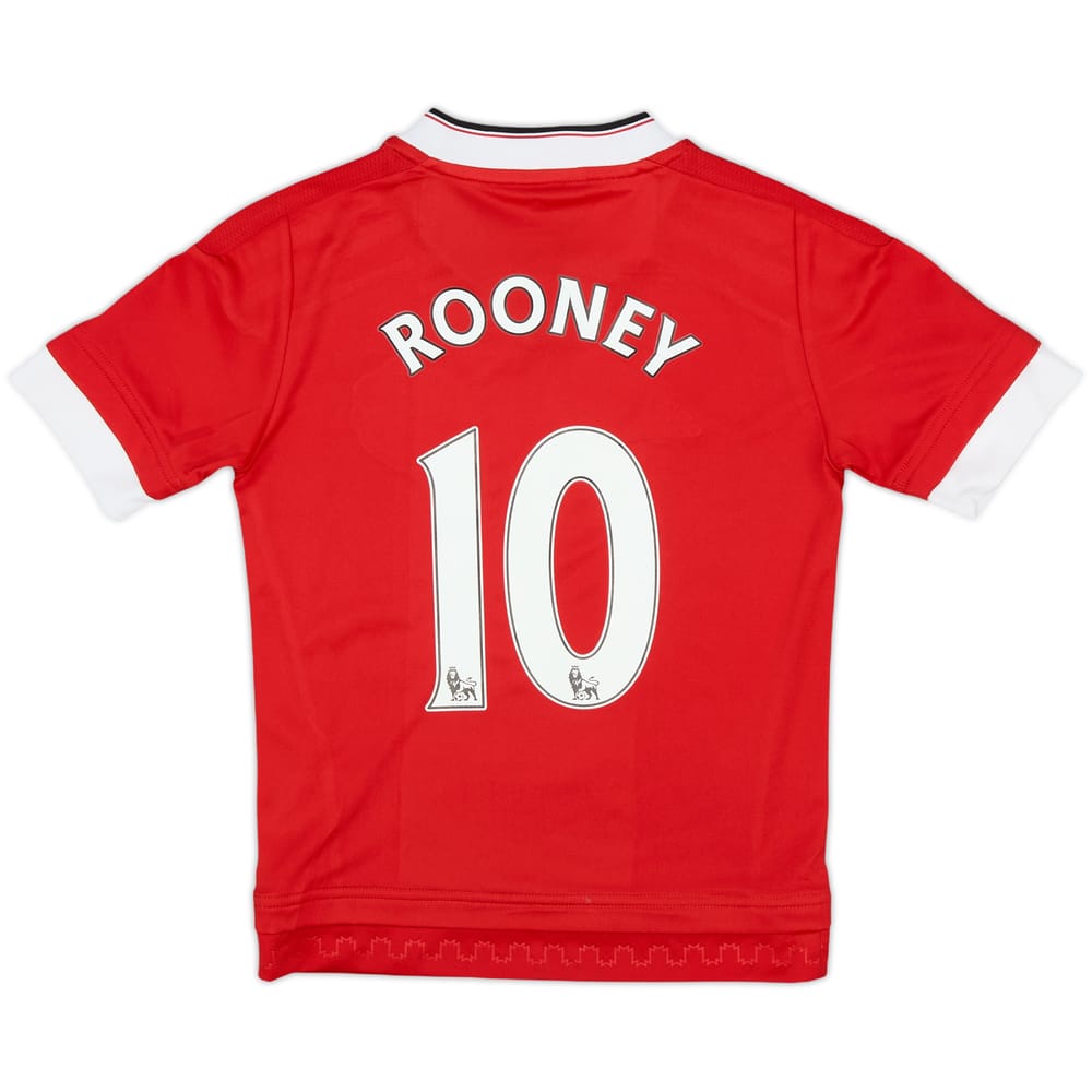 2015-16 Manchester United Home Shirt Rooney #10 - 8/10 - (7-8 Years)