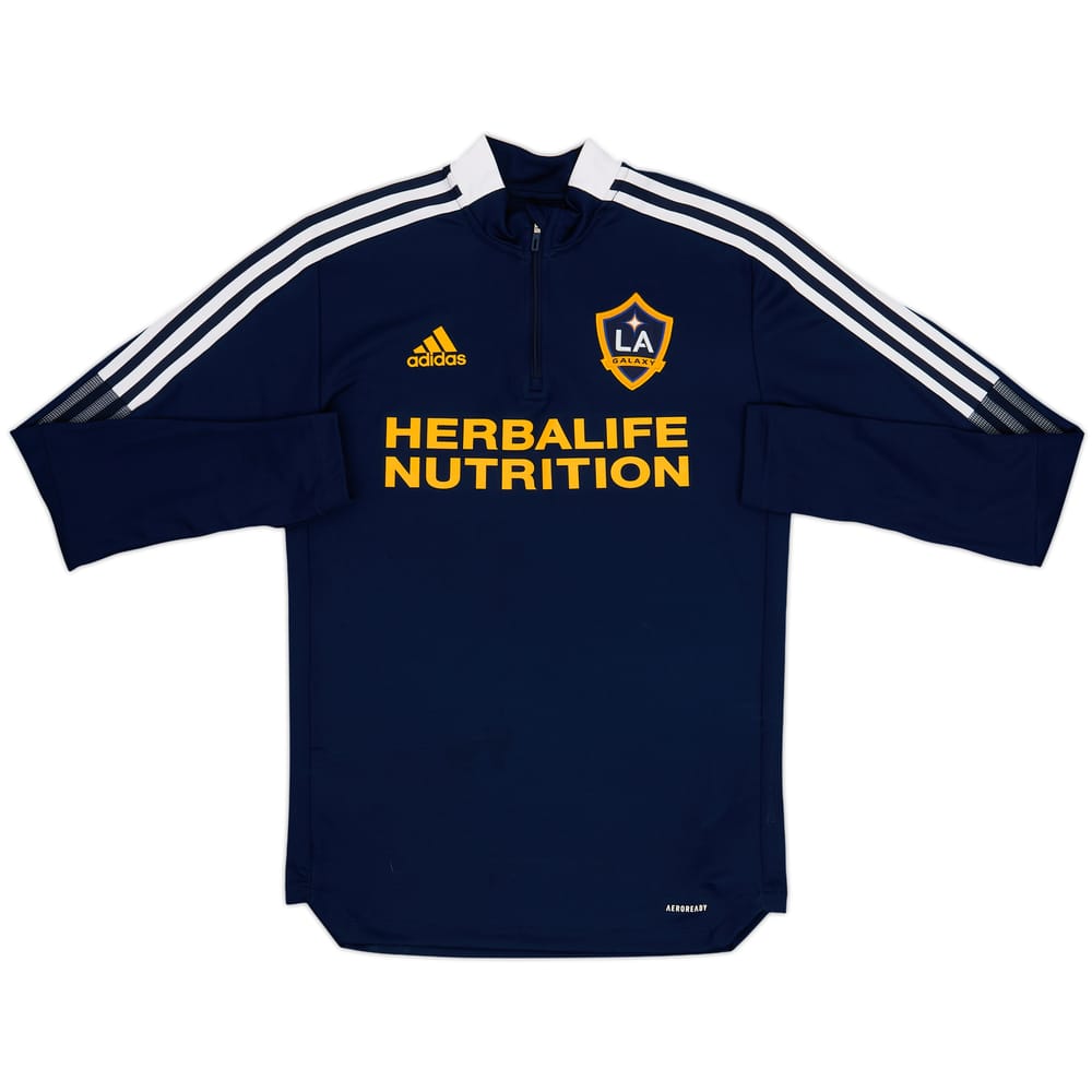 2020-21 LA Galaxy adidas 1/4 Zip Training Top - 6/10 - (S)