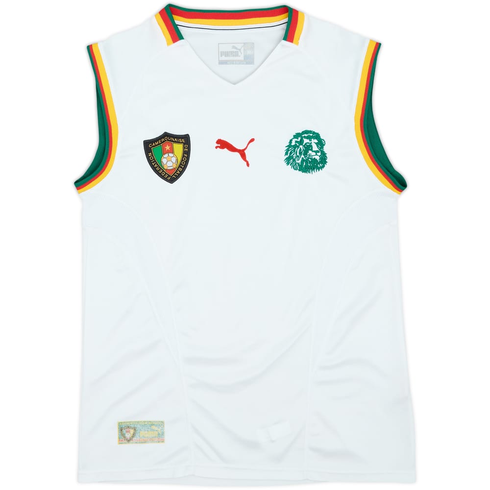 2002 Camerún Visitante Camiseta sin mangas - 8/10 - (M)
