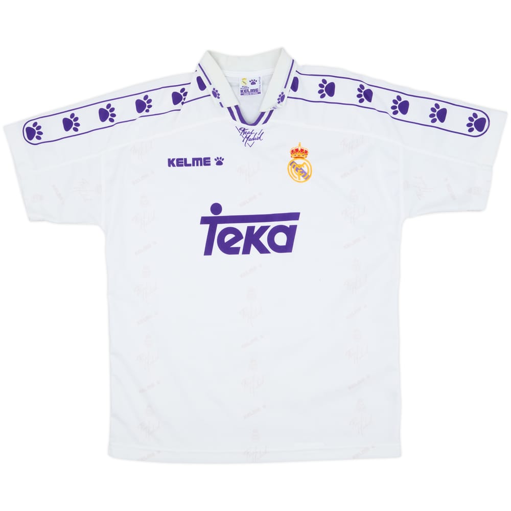 1994-96 Real Madrid Home Shirt - 8/10 - (L)
