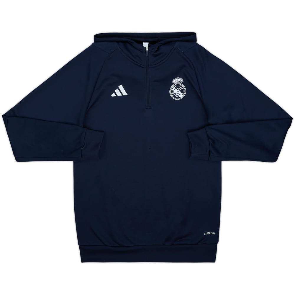 2023-24 Real Madrid adidas 1/4 Zip Training Top - 7/10 - (S)