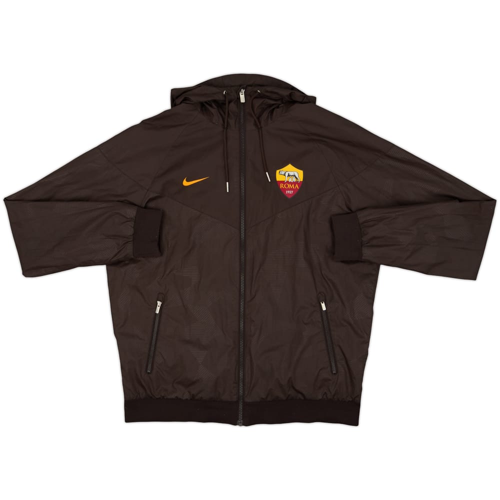 2017-18 Roma Nike Hooded Track Jacket - 8/10 - (M)