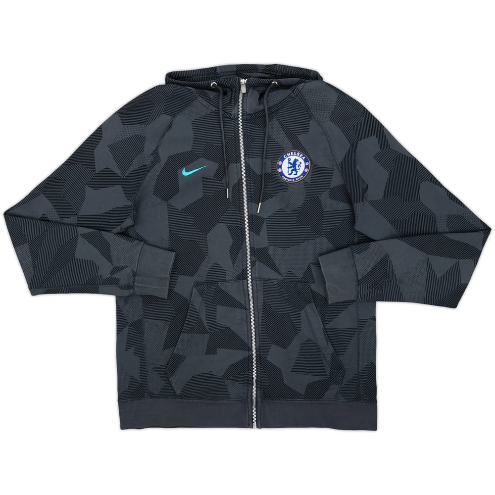 2017-18 Chelsea Nike Hooded Track Jacket - 8/10 - (M)