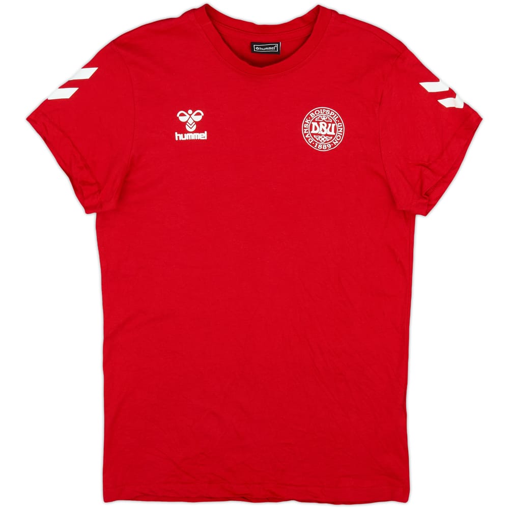 2022-23 Denmark Hummel Cotton Tee - 8/10 - (XL.Boys)
