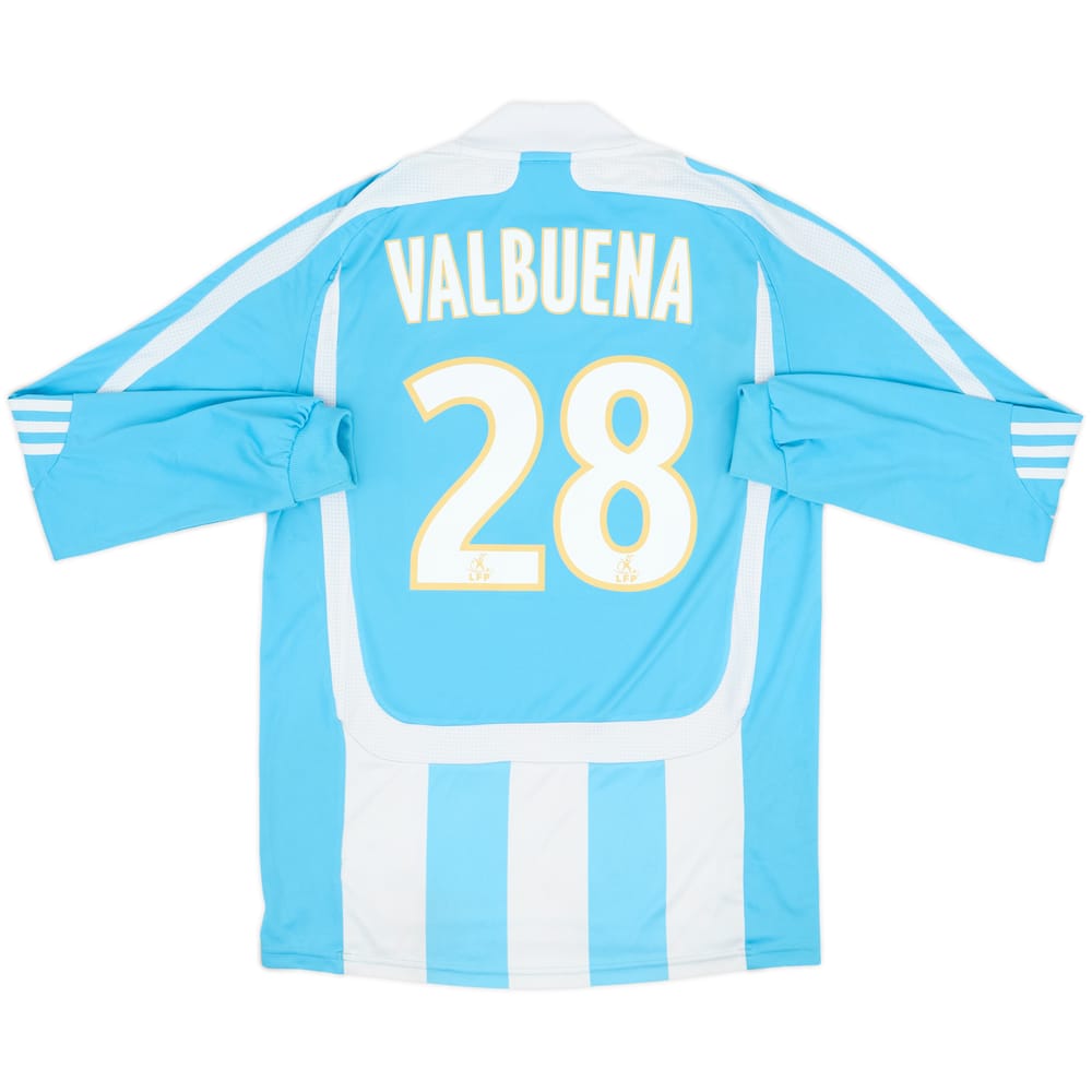 2007-08 Olympique Marseille Away L/S Shirt Valbuena #28 - 8/10 - (S)