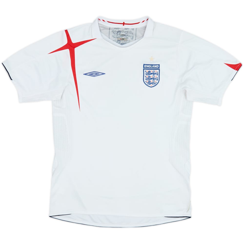 2005-07 England Home Shirt - 5/10 - (M)