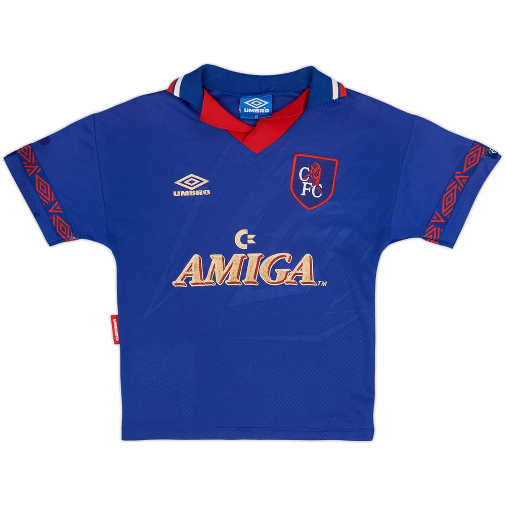 1993-94 Chelsea Home Shirt - 5/10 - (L.Boys)