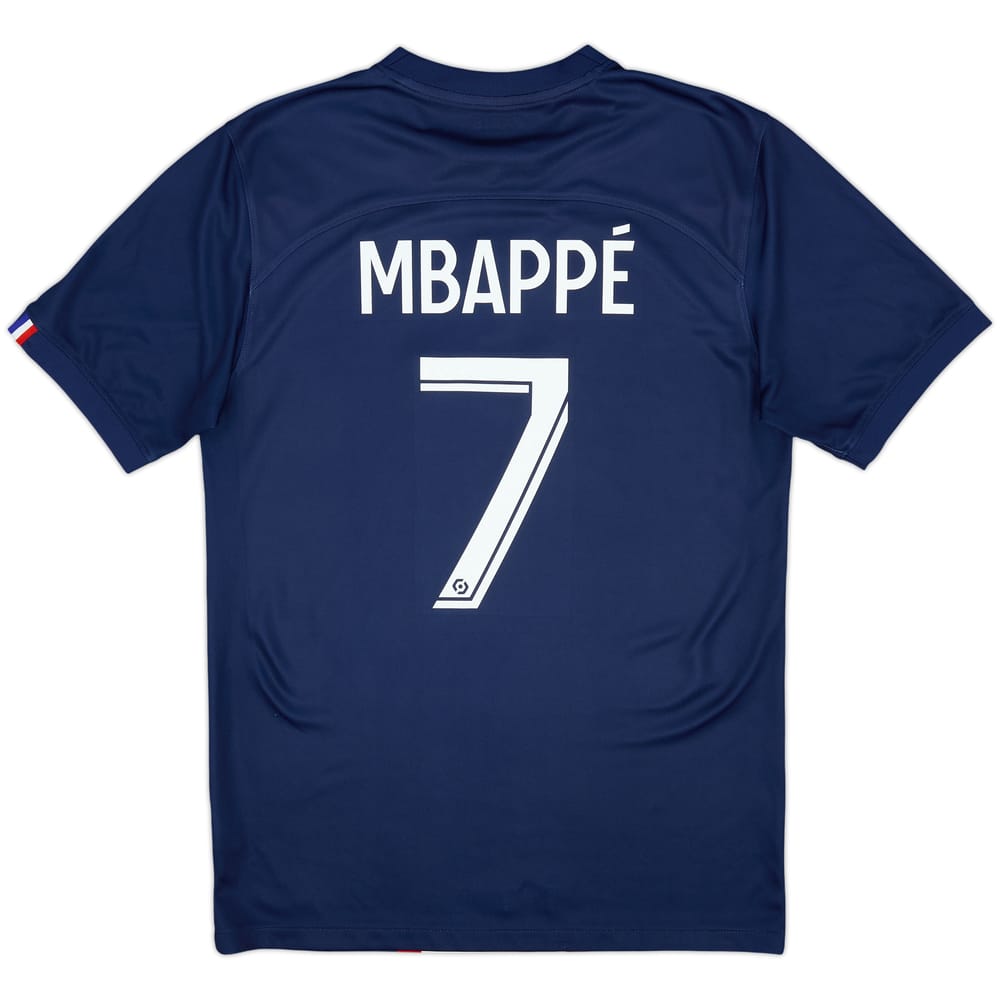 2022-23 Paris Saint-Germain Home Shirt Mbappe #7 - 8/10 - (S)