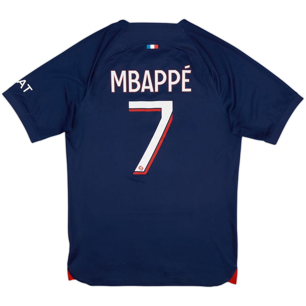 2023-24 Paris Saint-Germain Home Shirt Mbappe #7 - 9/10 - (S)