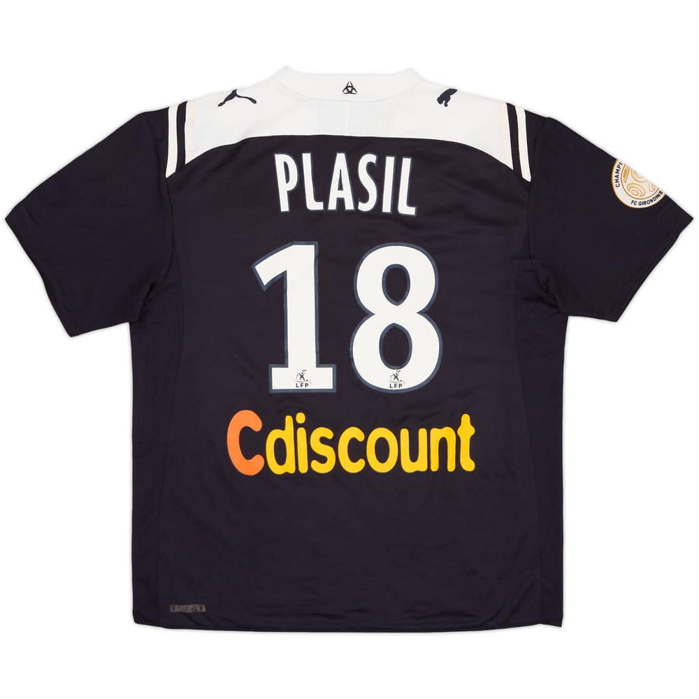 2009-10 Bordeaux Home Shirt Plasil #18 - 8/10 - (L)