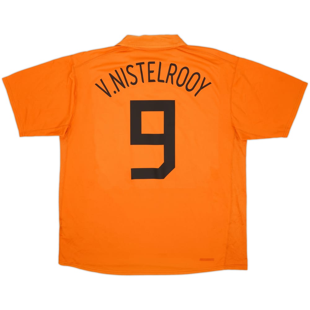 2006-08 Netherlands Home Shirt V.Nistelrooy #9 - 6/10 - (XL)