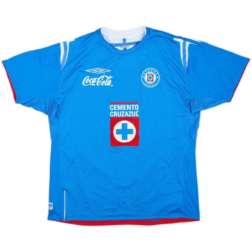 2004-05 Cruz Azul Home Shirt - 5/10 - (XL)