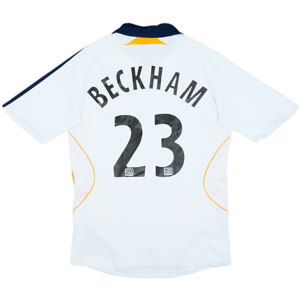 2007-08 LA Galaxy Home Shirt Beckham #23 - 5/10 - (S)