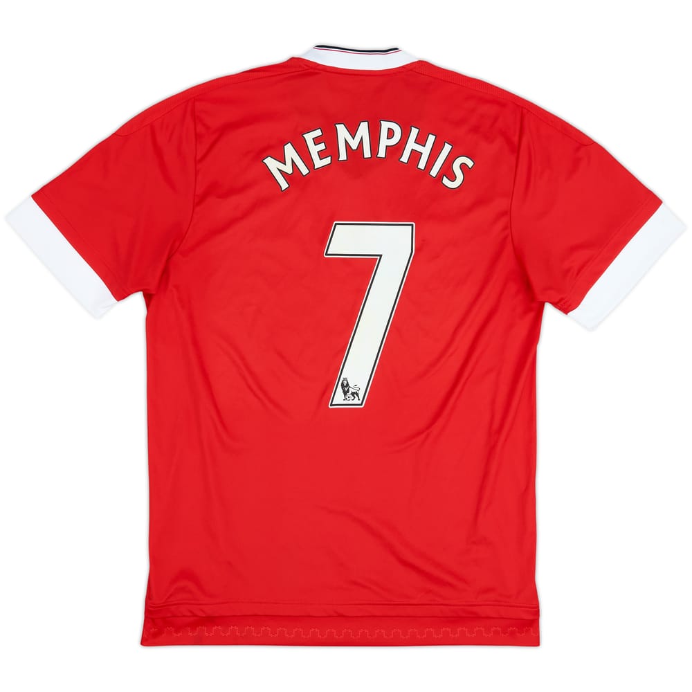 2015-16 Manchester United Home Shirt Memphis #7 - 8/10 - (M)
