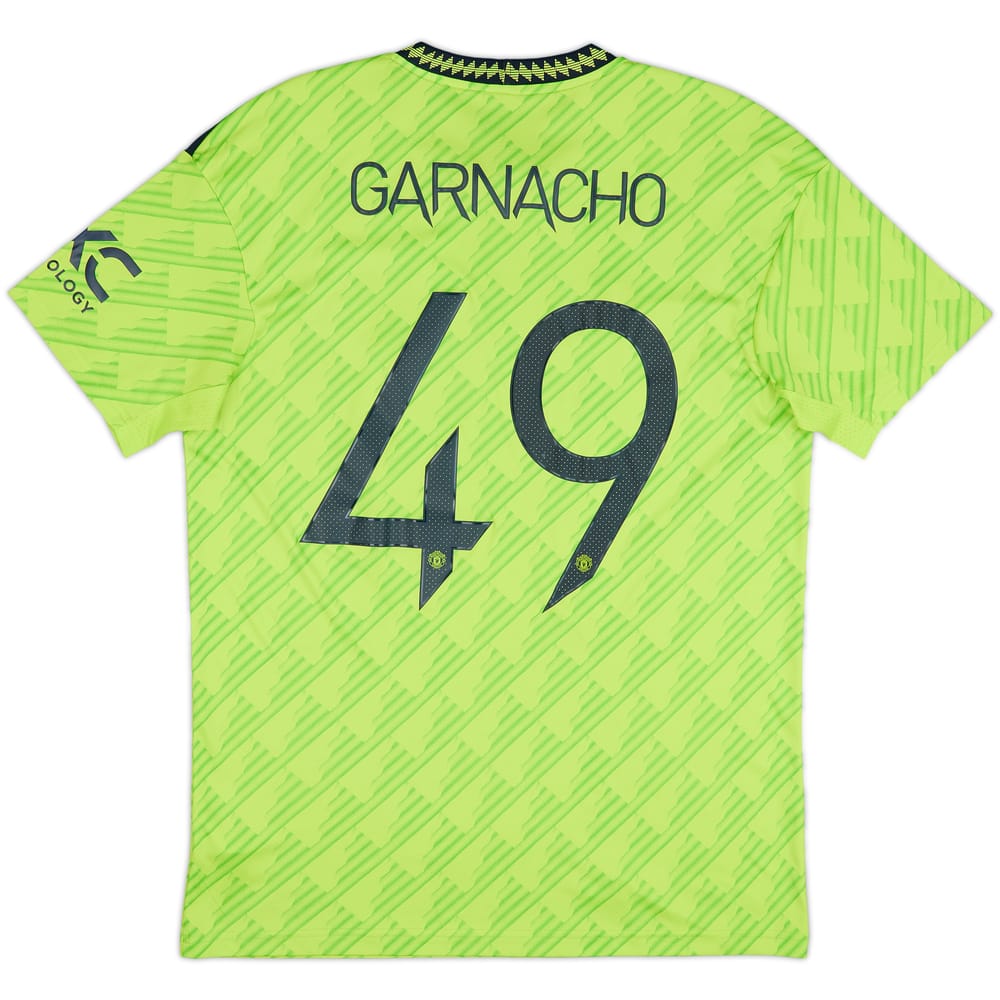 2022-23 Manchester United Third Shirt Garnacho #49 - 9/10 - (L)